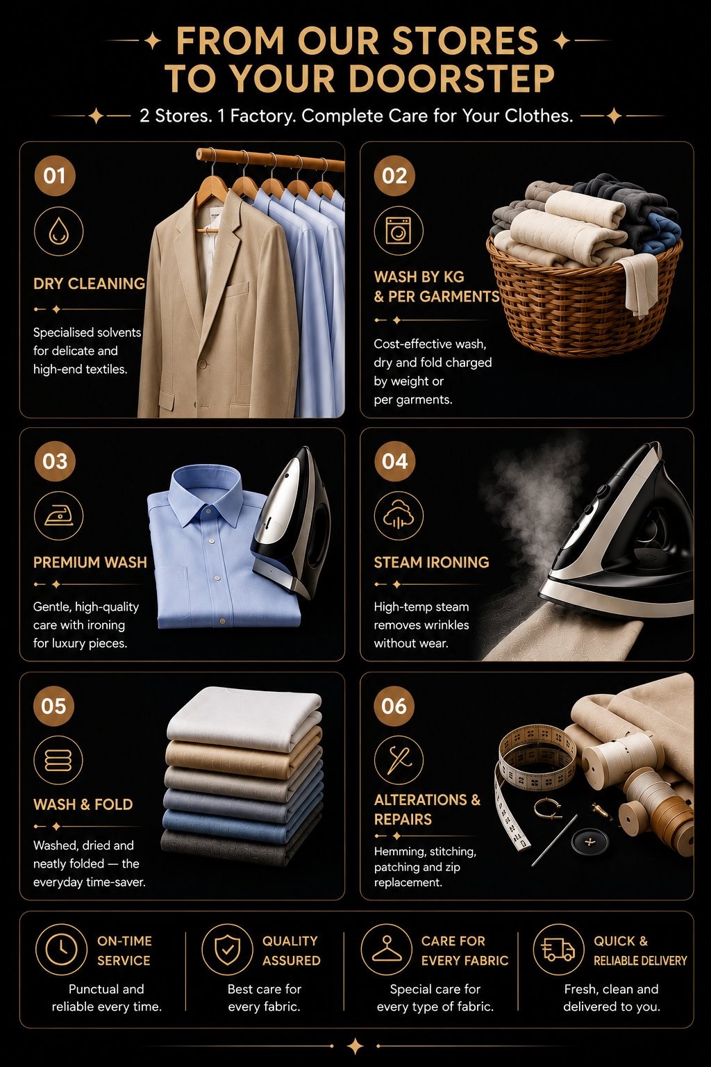 From our stores to your doorstep